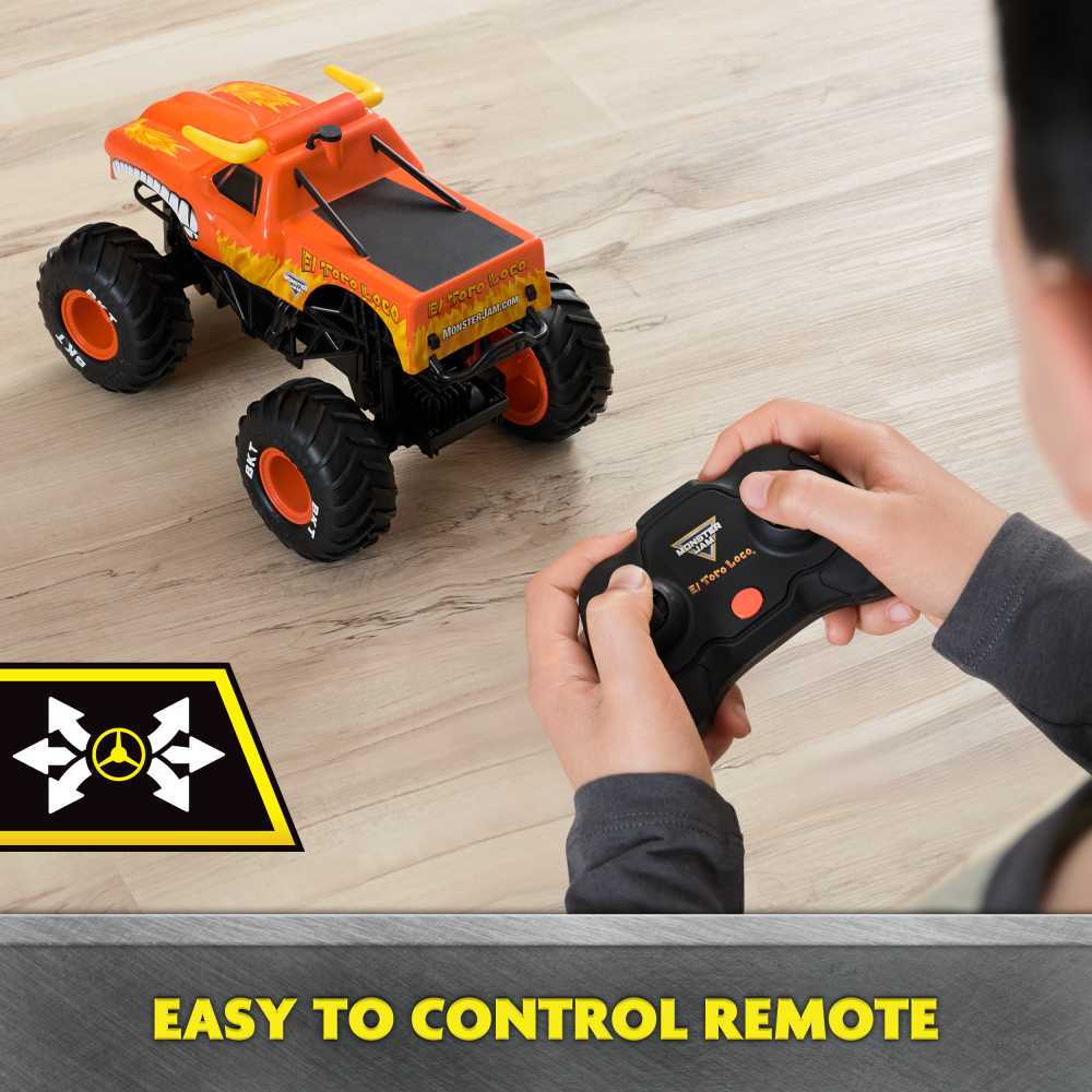 Monster Jam RC 1:15 Scale El Toro Loco Remote Control Truck
