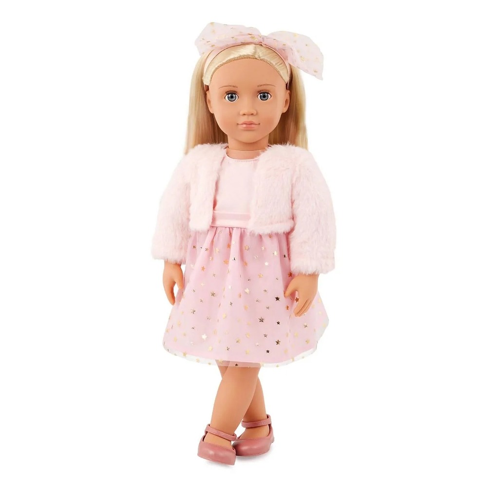 Our Generation - Doll with Pink Holiday Dress, Miranda