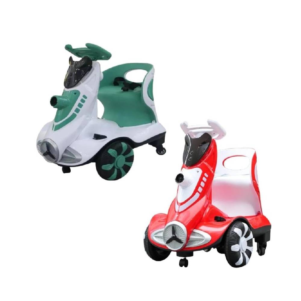 VIP STARS 6V 4A Dual Drive Kids Ride On Car With Automatic Bubble Function, 1 Piece Assorted