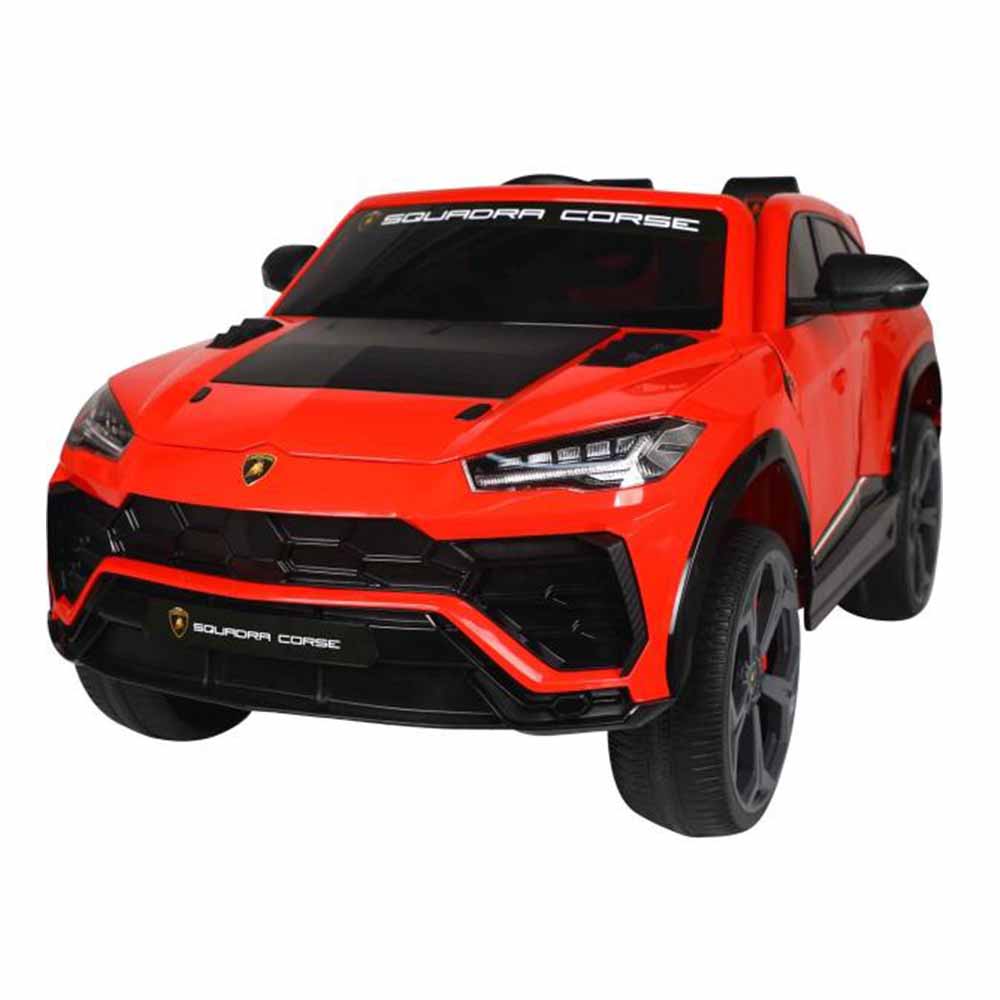 VIP STARS - Lamborghini Electric Car, Black/ Red