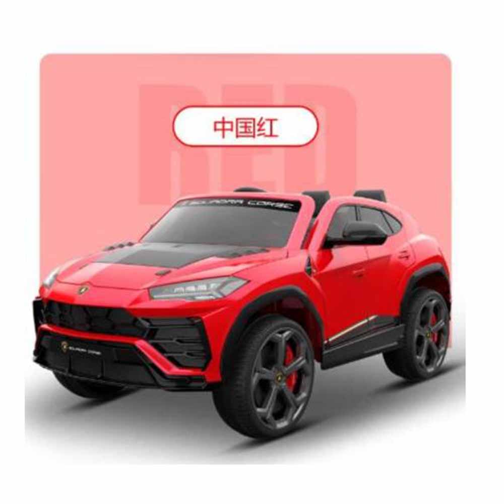 VIP STARS - Lamborghini Electric Car, Black/ Red