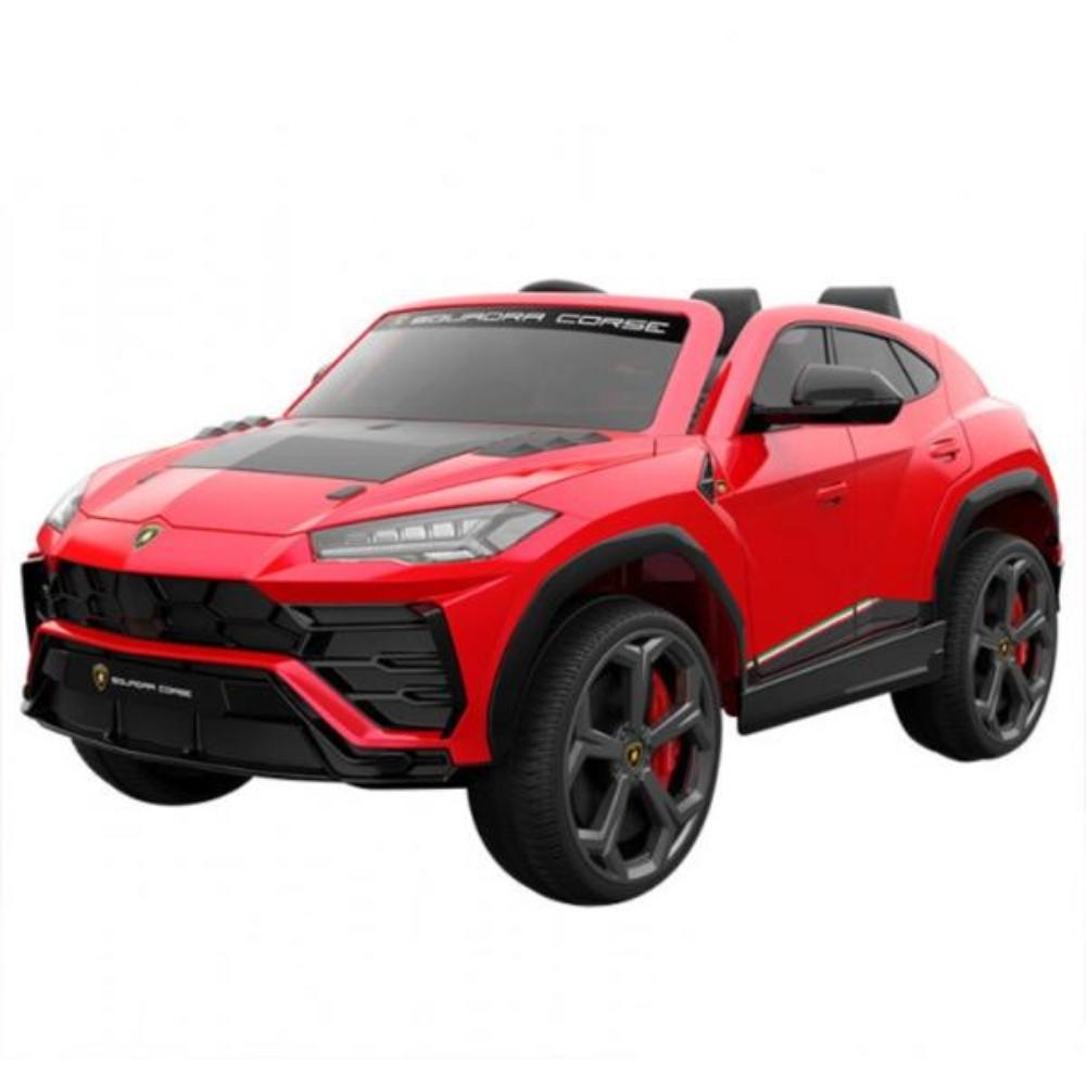 VIP STARS - Lamborghini Electric Car, Black/ Red