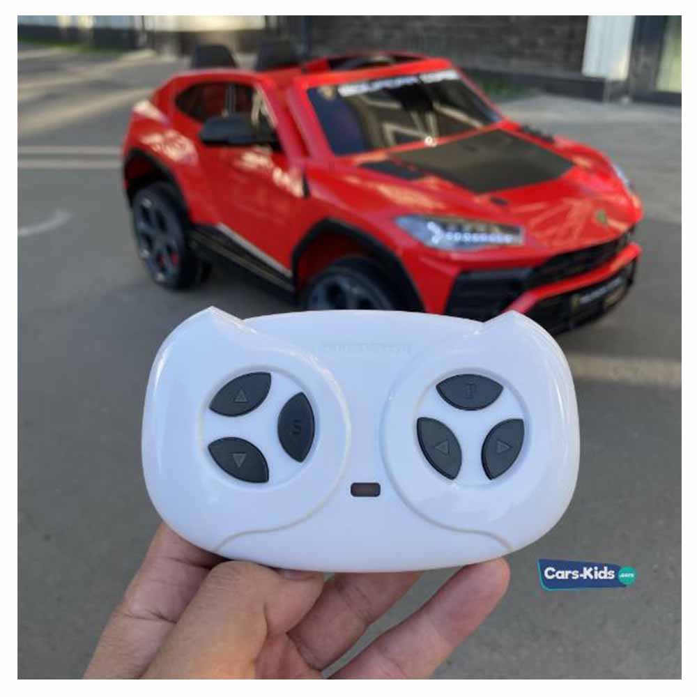 VIP STARS - Lamborghini Electric Car, Black/ Red
