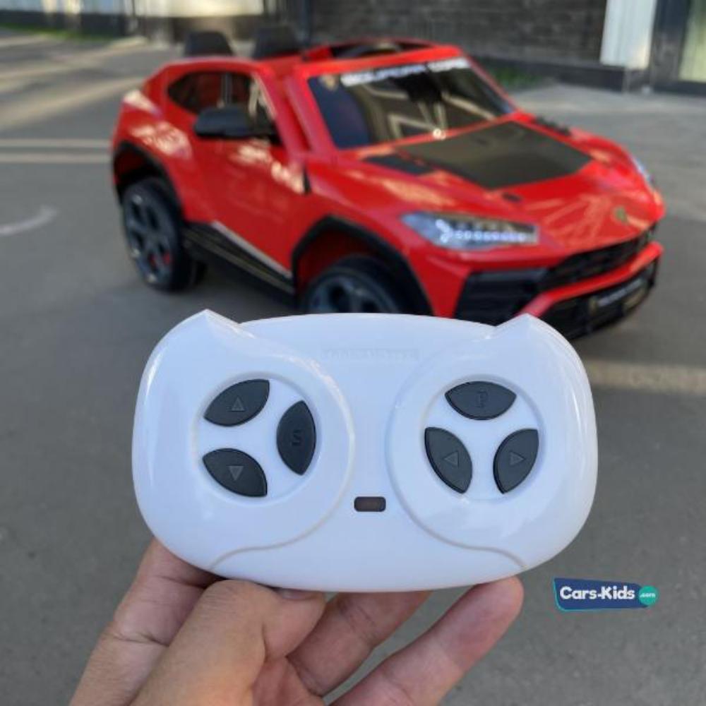VIP STARS - Lamborghini Electric Car, Black/ Red