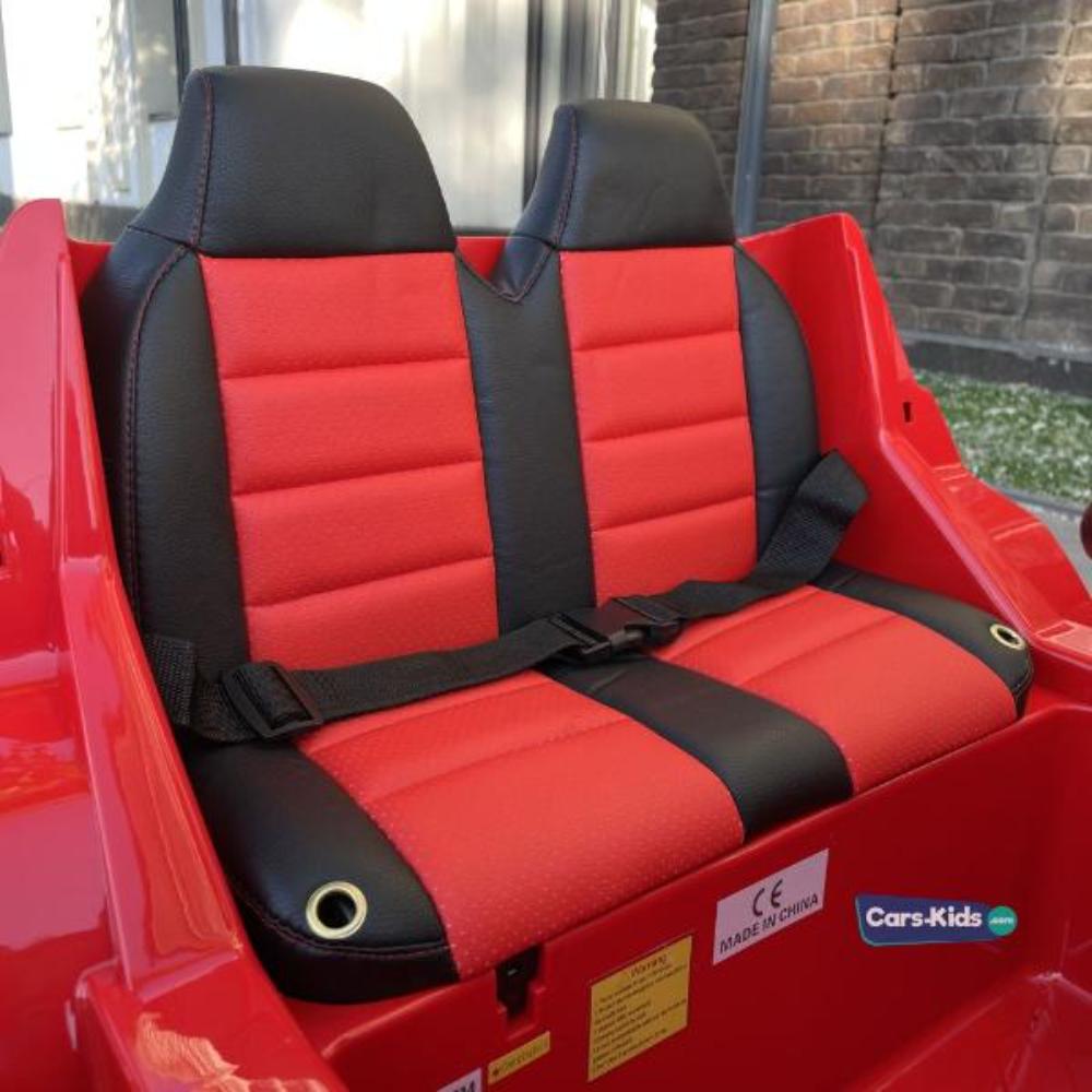 VIP STARS - Lamborghini Electric Car, Black/ Red