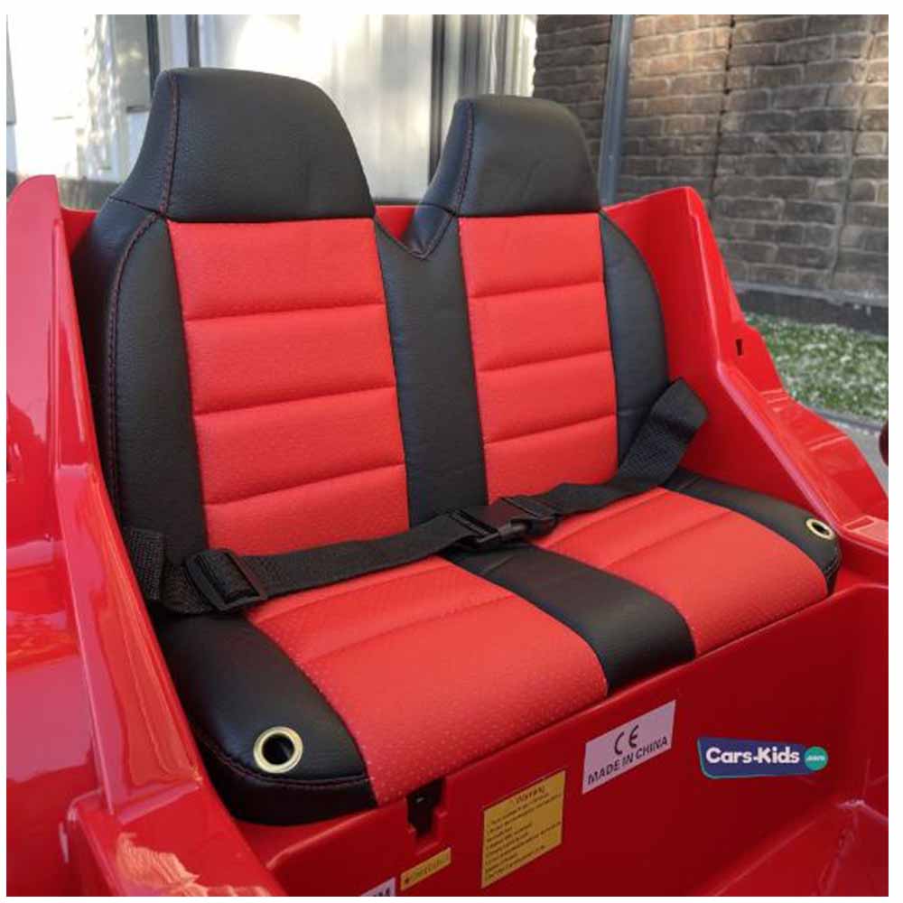 VIP STARS - Lamborghini Electric Car, Black/ Red