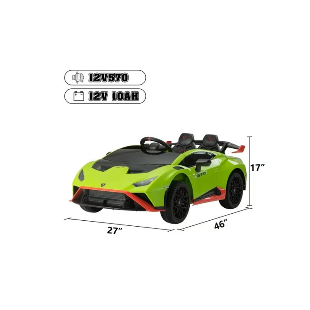 VIP STARS - LamborghiniElectric Car, Green