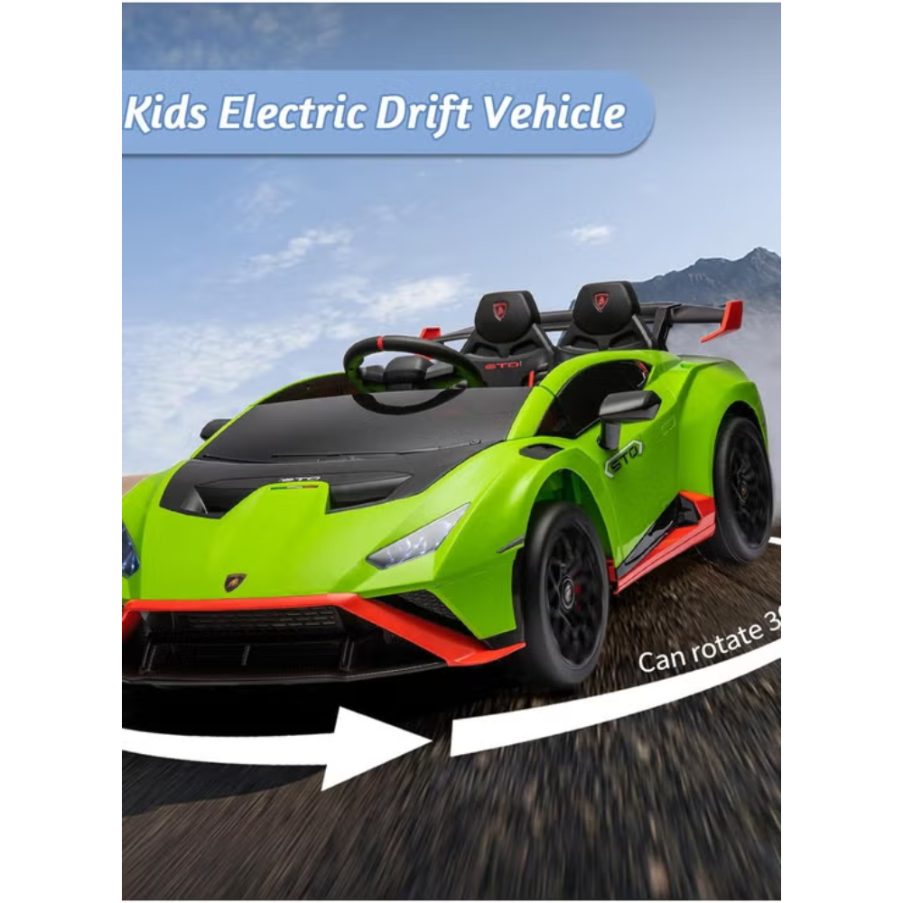 VIP STARS - LamborghiniElectric Car, Green