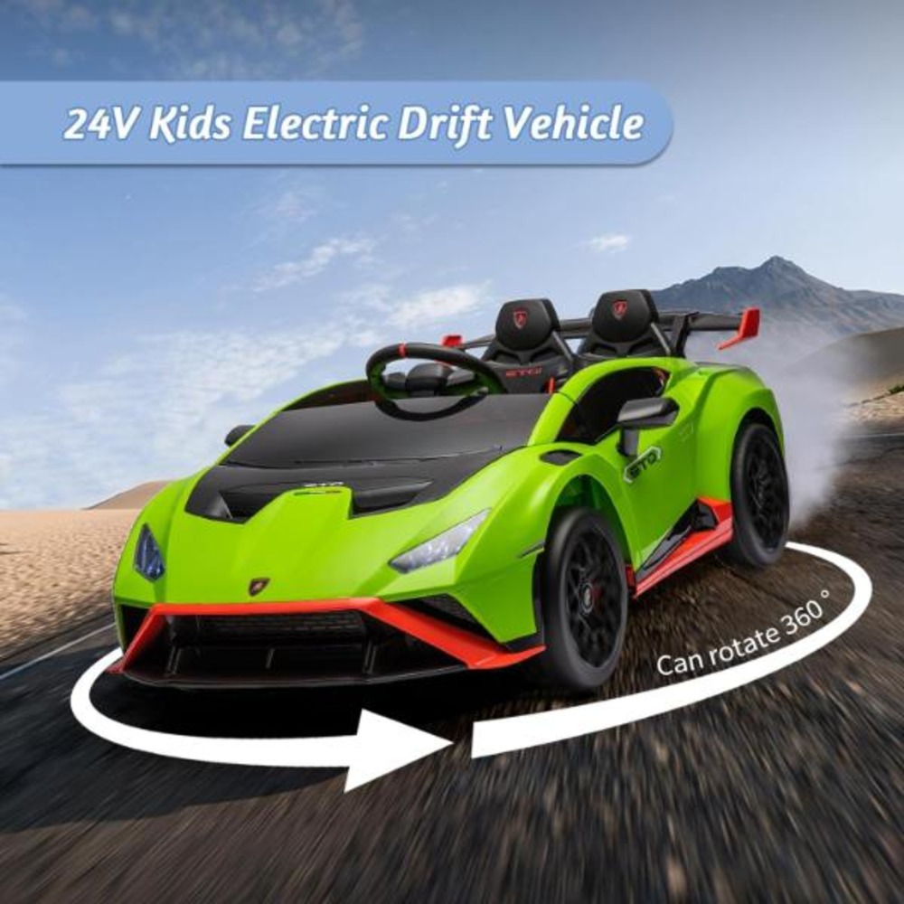 VIP STARS - LamborghiniElectric Car, Green