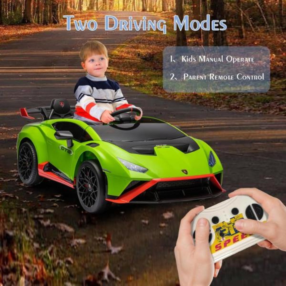 VIP STARS - LamborghiniElectric Car, Green