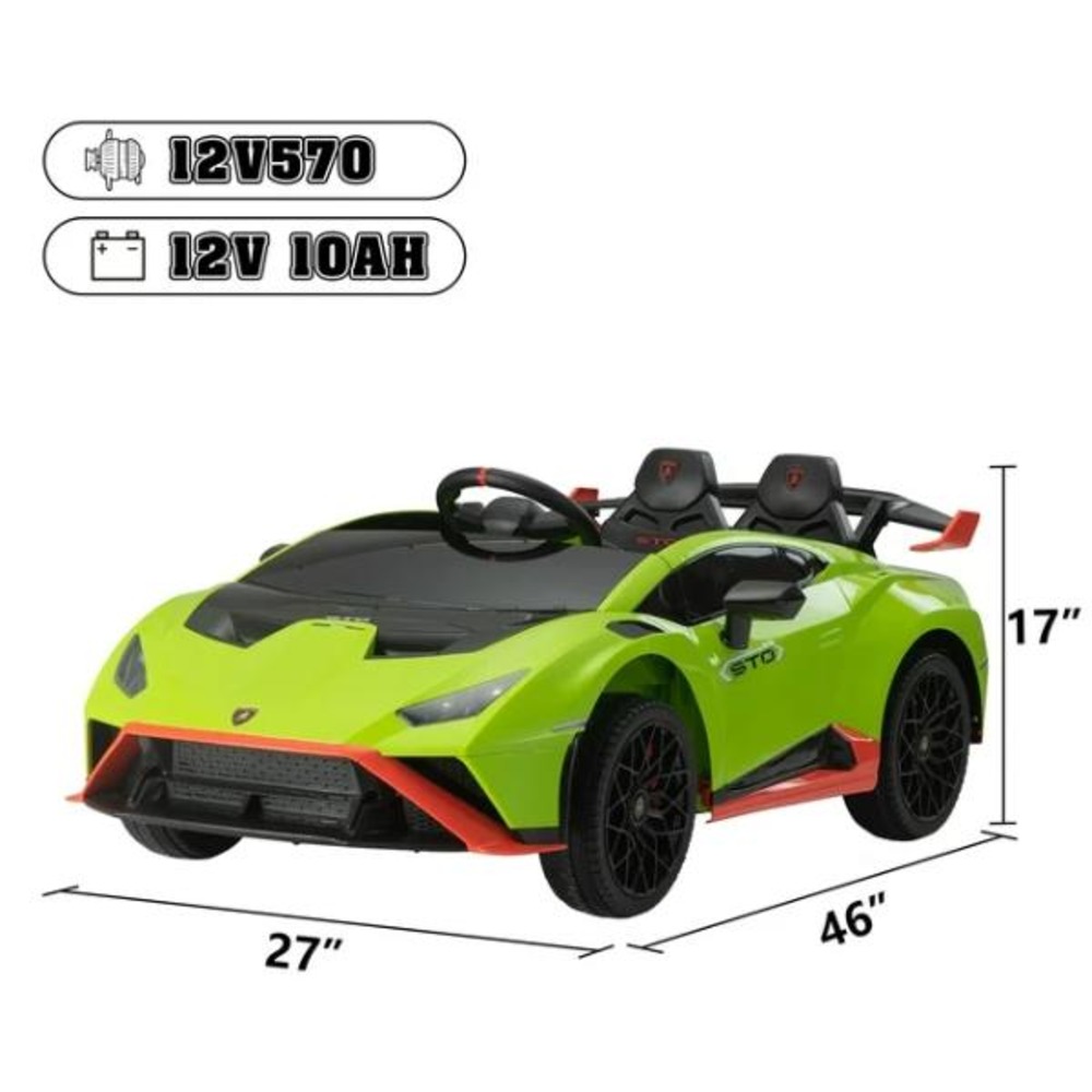 VIP STARS - LamborghiniElectric Car, Green