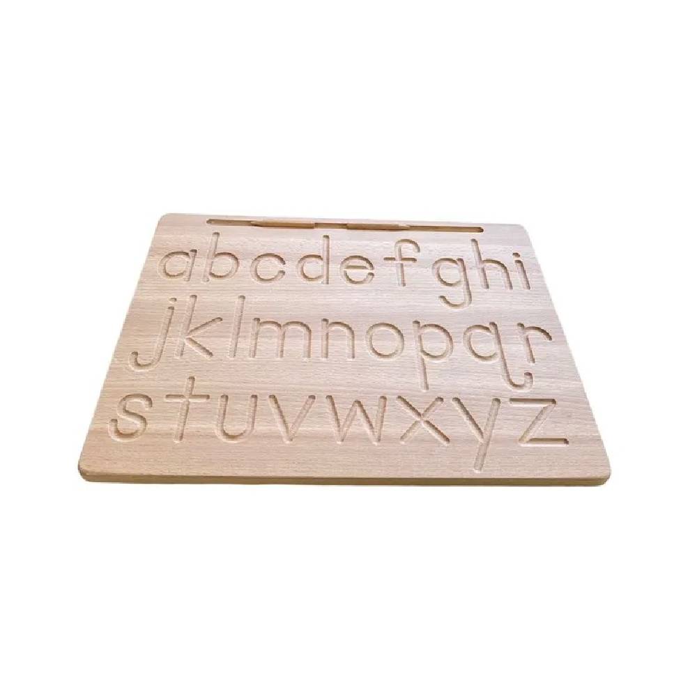 Edu Fun - Alphabet Board - Natural - 3 Pcs - Capital