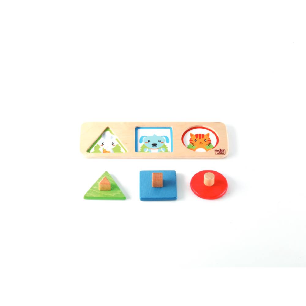 Edu Fun - Surprise Window Toy - Shapes - 4 Pcs
