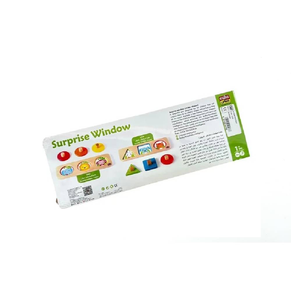 Edu Fun - Surprise Window Toy - Shapes - 4 Pcs
