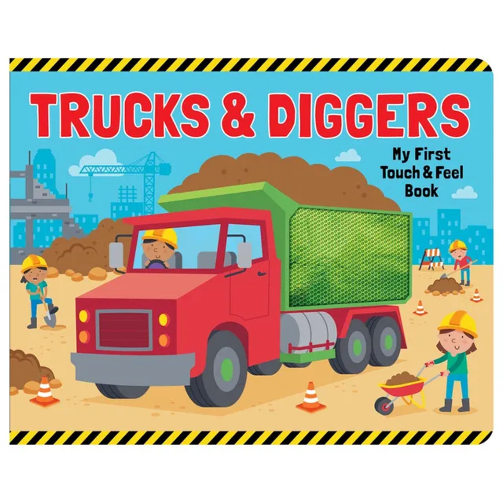 Edu Fun - Trucks & Diggers Touch & Feel Board Book