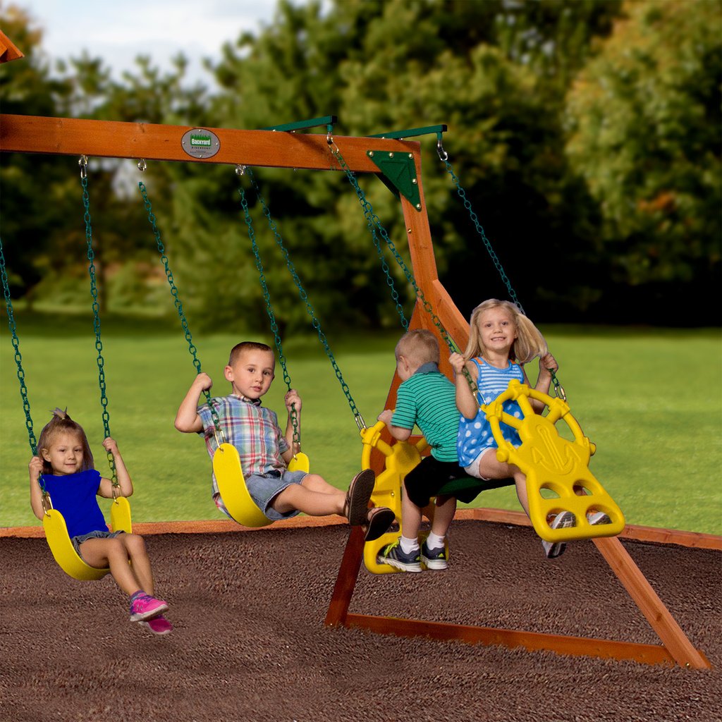 Backyard Discovery Atlantis Swing Set Babystore.ae