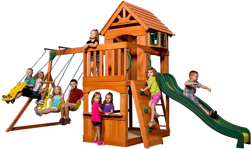 Backyard Discovery Atlantis Swing Set Babystore.ae