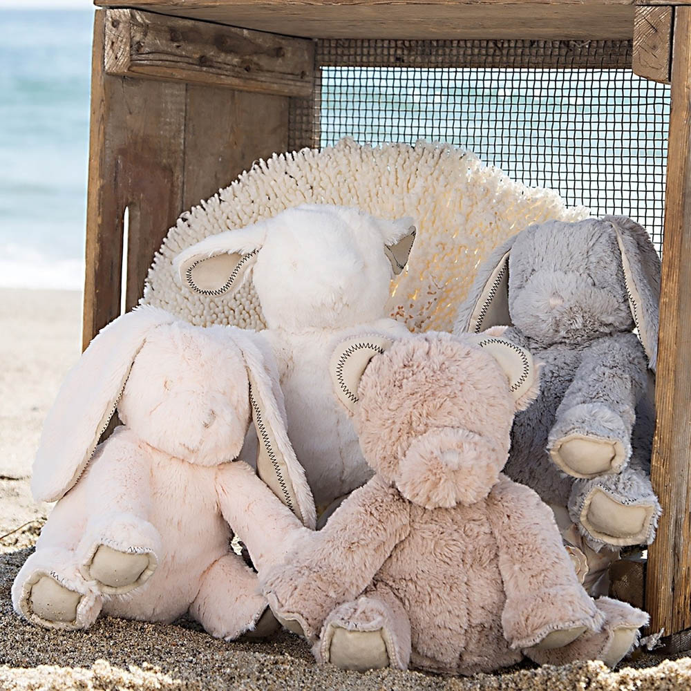 Barefoot Dreams - Cozychic Cuddle Buddie - Stone Bear- Babystore.ae