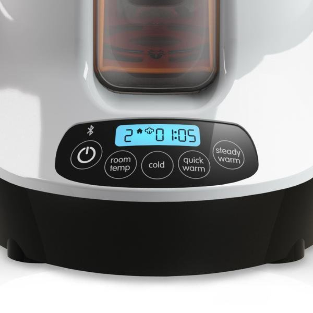 Baby Brezza Bluetooth Safe & Smart Bottle Breastmilk & Food Warmer White Babystore.ae