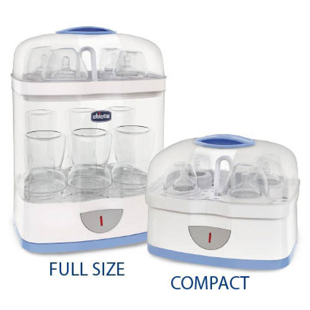 Chicco - Sterilnatural 2 In 1 Sterilizer - White- Babystore.ae