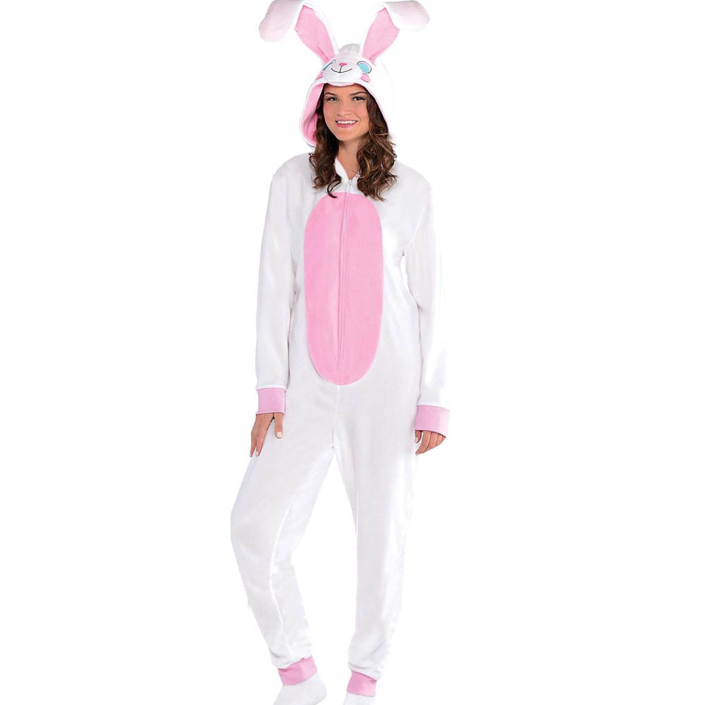 Amscan - Adult Easter Bunny Zipster Costume L/Xl