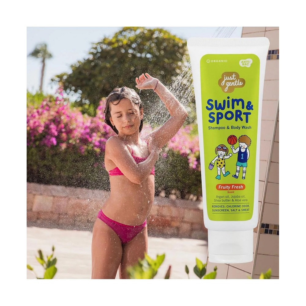 Just Gentle Swim & Sport Shampoo and Body Wash - 180ml