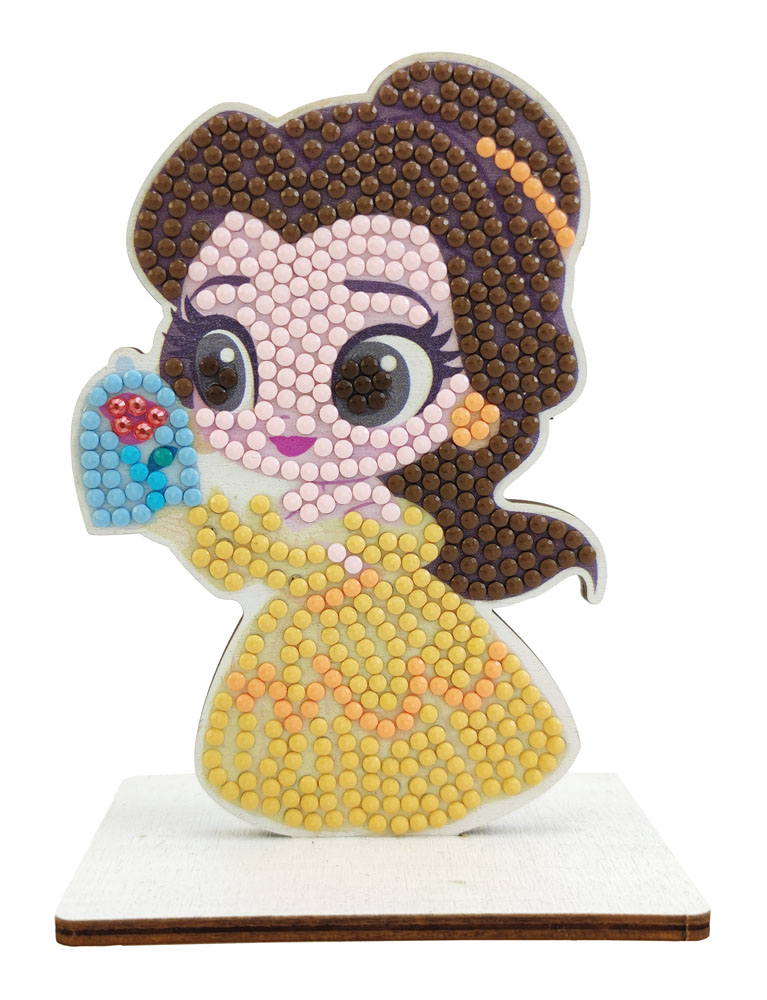 Craft Buddy - Bella Crystal Art Buddy Kit – Quick & Easy Disney Craft for Ages 6+ | Sparkling Collectible Display