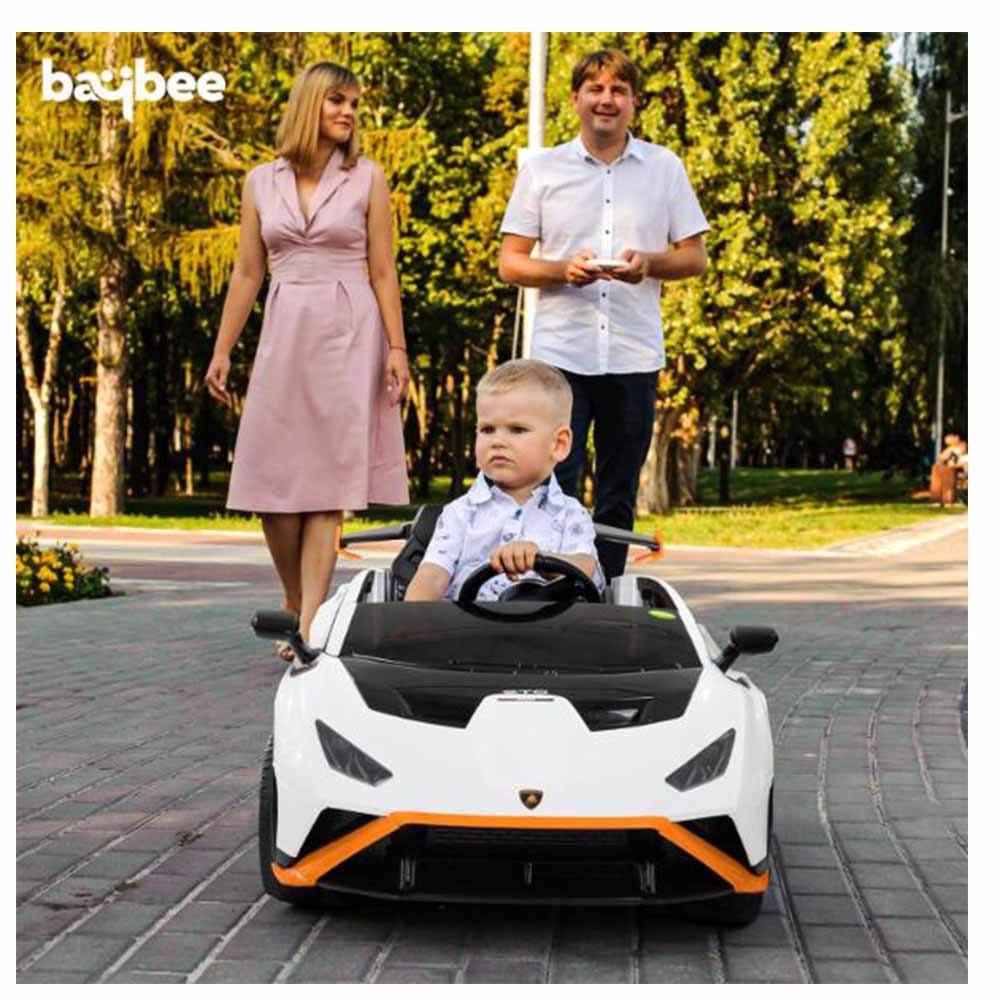 VIP STARS - Lamborghini Electric Car, White