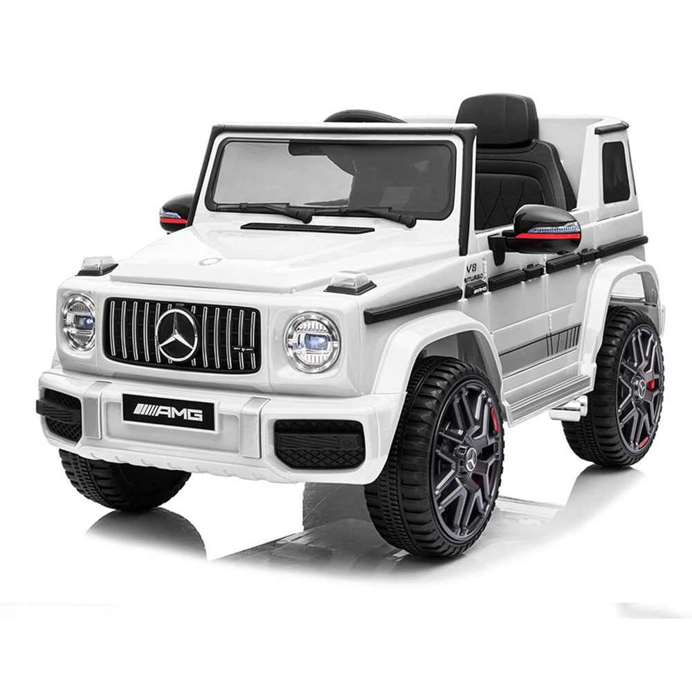 Mercedes-Benz - Electric G63 Rideon Jeep 12V - White