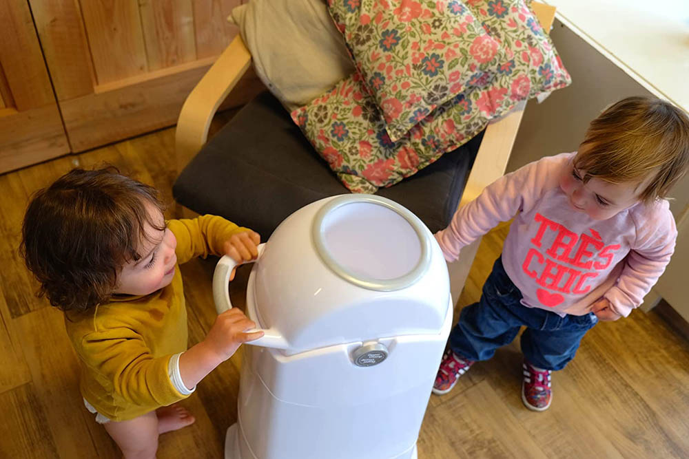 Diaper Champ - Maxi Upgrade Set - Odourless Diaper Pail - White