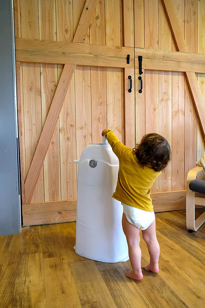 Diaper Champ - Maxi Upgrade Set - Odourless Diaper Pail - White
