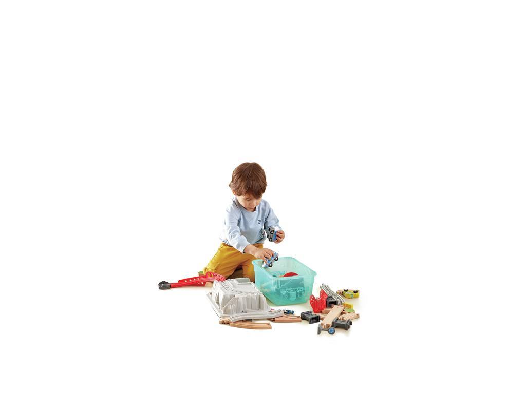 Hape - City Train Bucket Railway Set - 48 Pieces