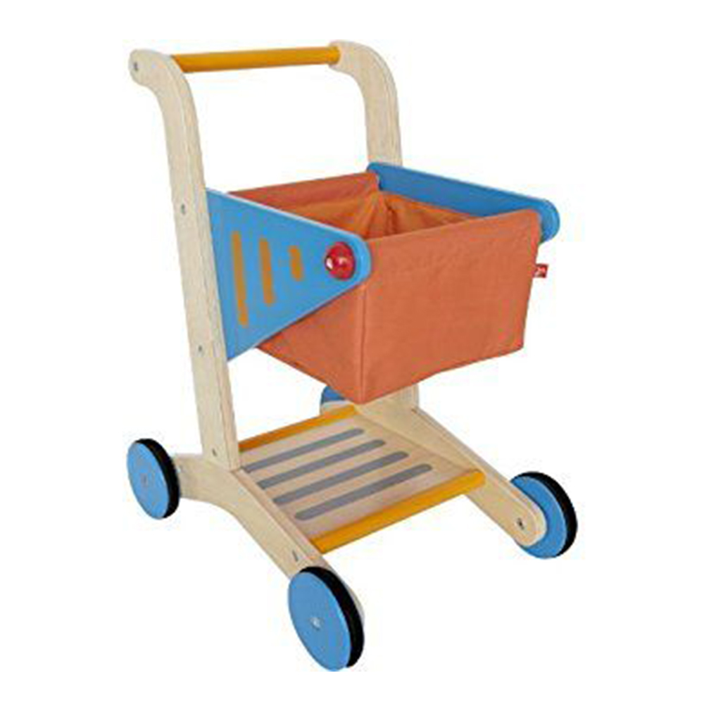 Hape Wooden Shopping Cart Play Set