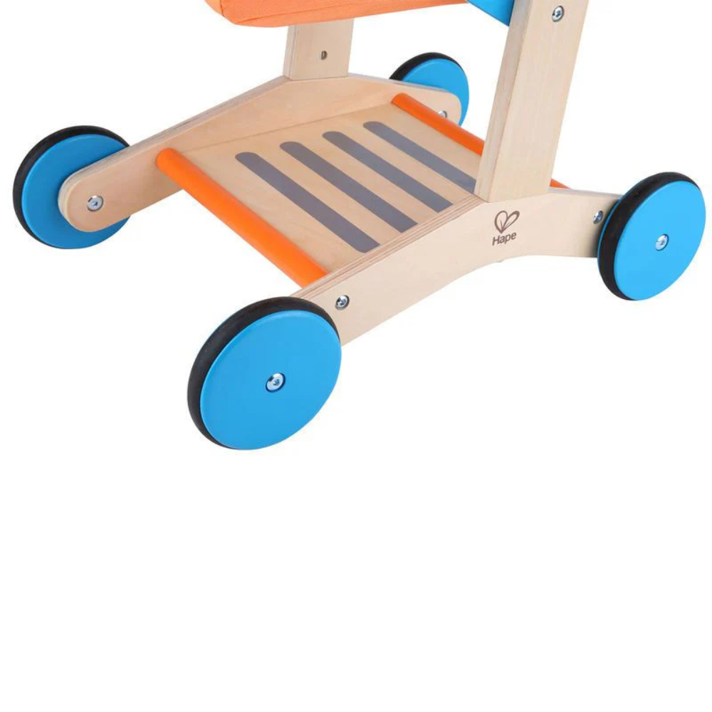 Hape Wooden Shopping Cart Play Set