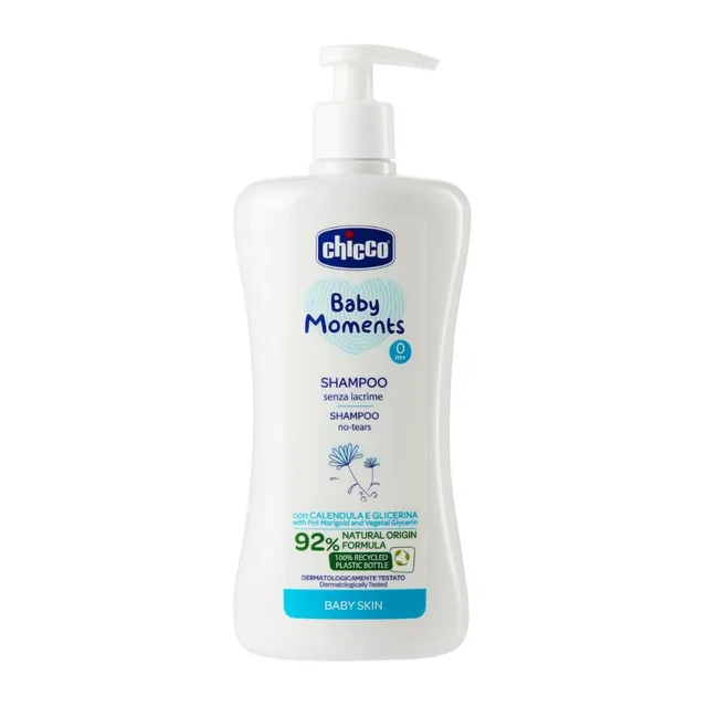 Chicco Baby Moments Shampoo No-Tears for Baby Skin 0m+ 500ml