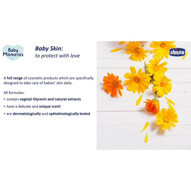 Chicco Baby Moments Shampoo No-Tears for Baby Skin 0m+ 500ml