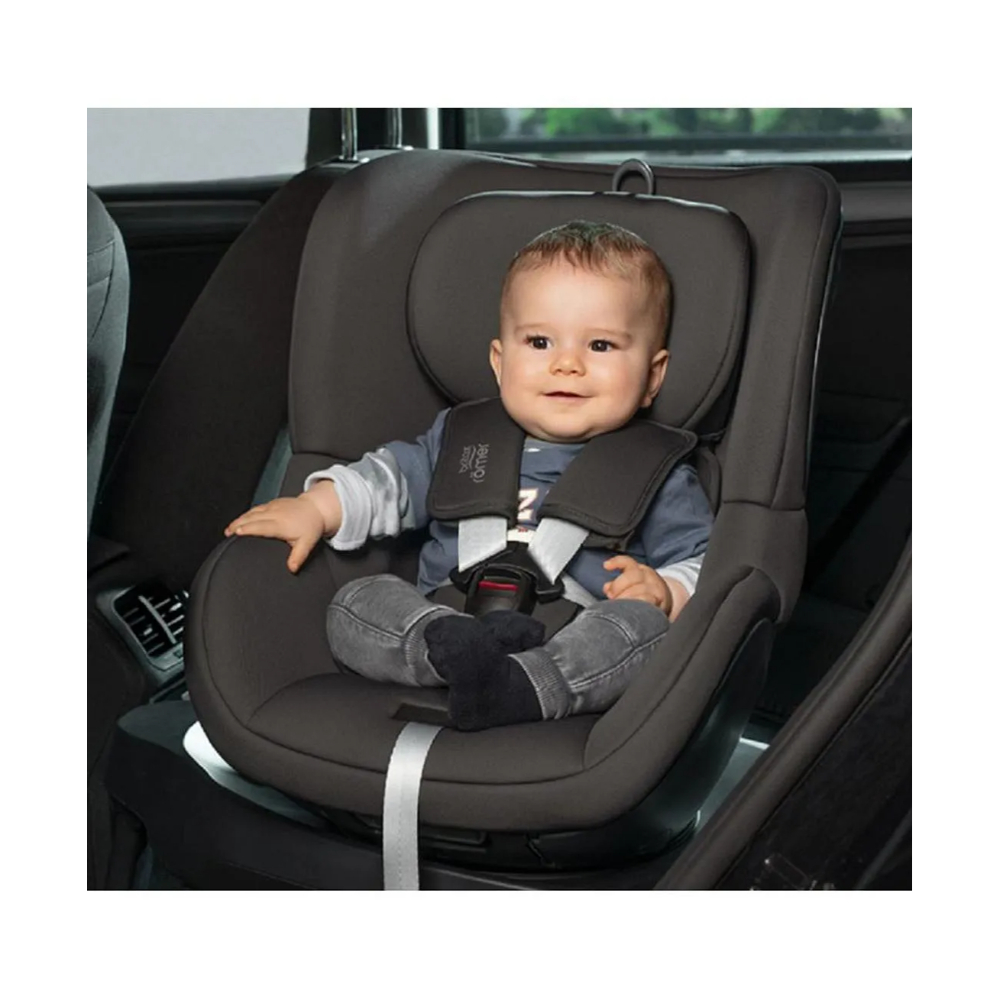 Britax Romer - Dualfix M Plus Carseat With 360 Degree Rotation, Capacity Upto 20 Kg, 3 Months - 4 years - Space Black