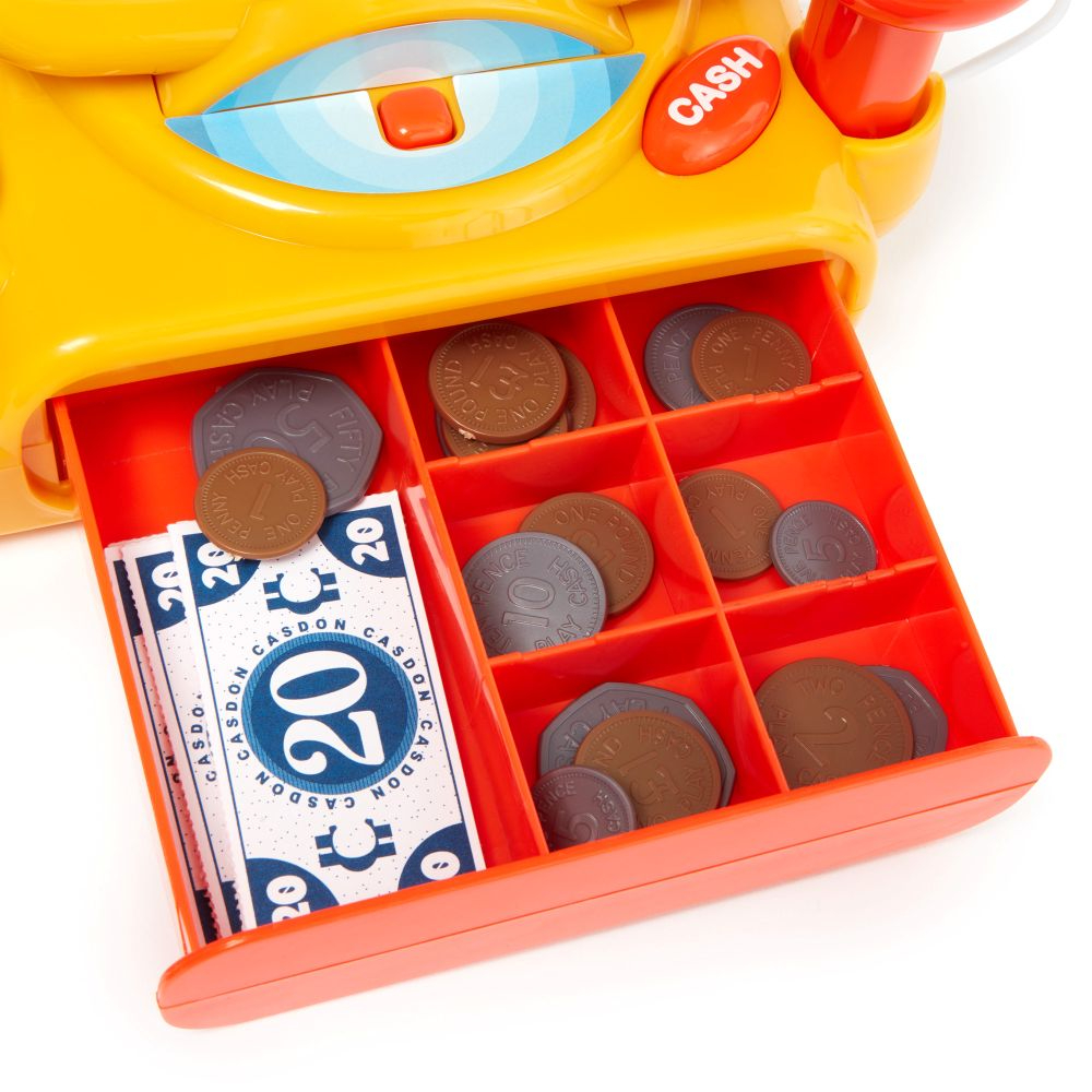 Casdon - Cash Register Toy with Calculator & Accessories for Kids 3+
