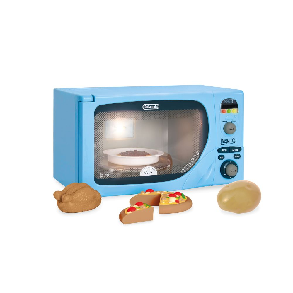 Casdon - Delonghi Microwave Toy with LED & Sounds for Kids 3+