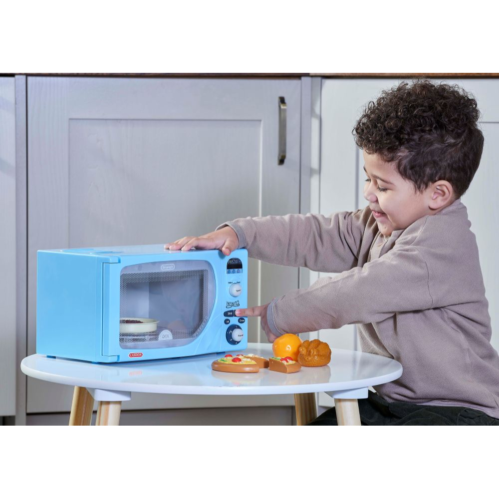 Casdon - Delonghi Microwave Toy with LED & Sounds for Kids 3+