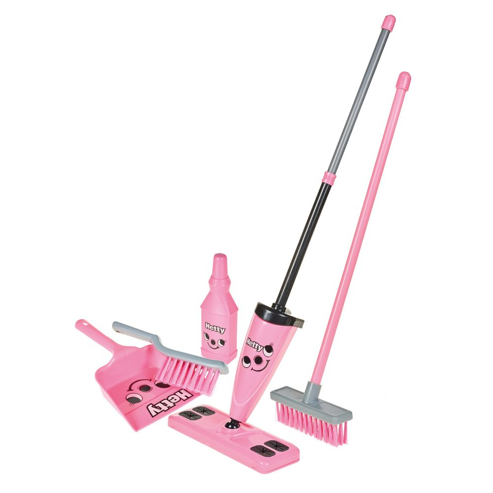 Casdon - Hetty cleaning trolley, for Kids, 3+ - Pink