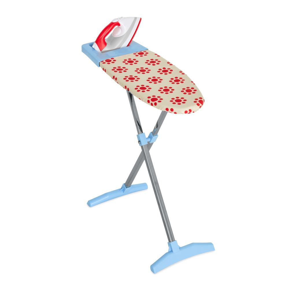 Casdon - Ironing Set Toy: Iron, board, airer, and hangers, 3+