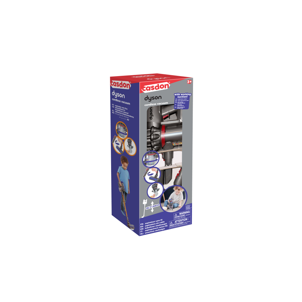Casdon - Dyson cordless vacuum Toy for Kids, 3+