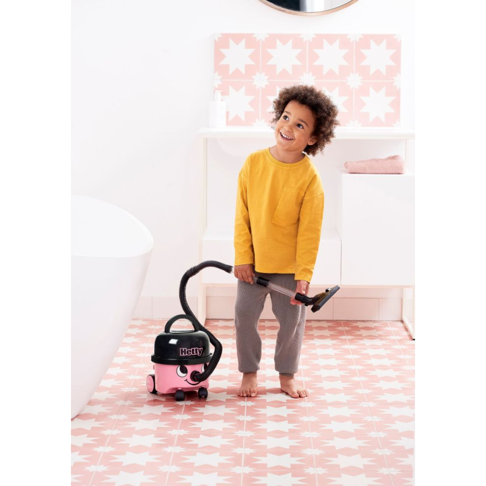 Casdon - Hetty Vacuum Cleaner Toy for Kids 3+, Pink