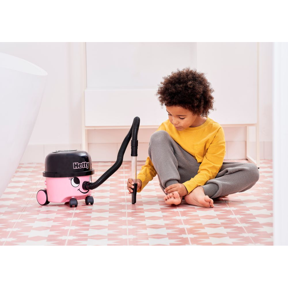 Casdon - Hetty Vacuum Cleaner Toy for Kids 3+, Pink