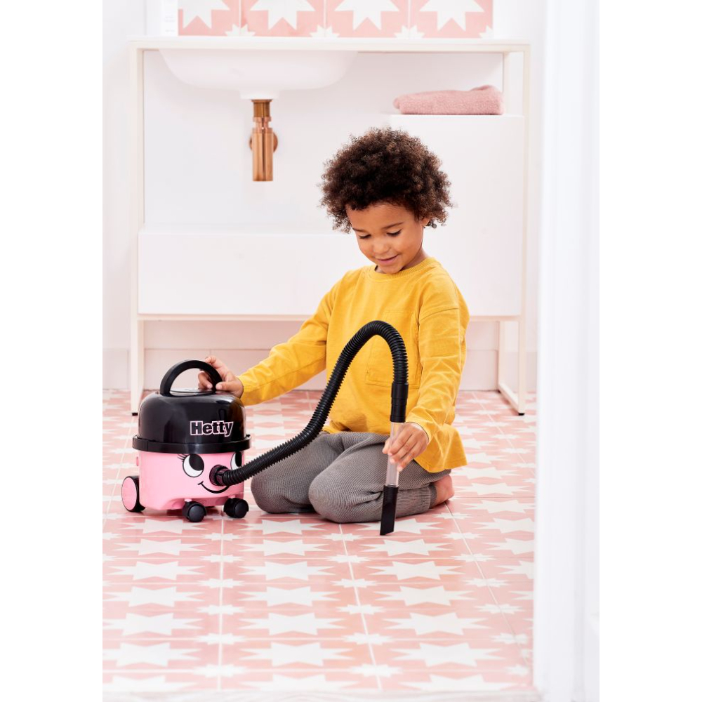 Casdon - Hetty Vacuum Cleaner Toy for Kids 3+, Pink