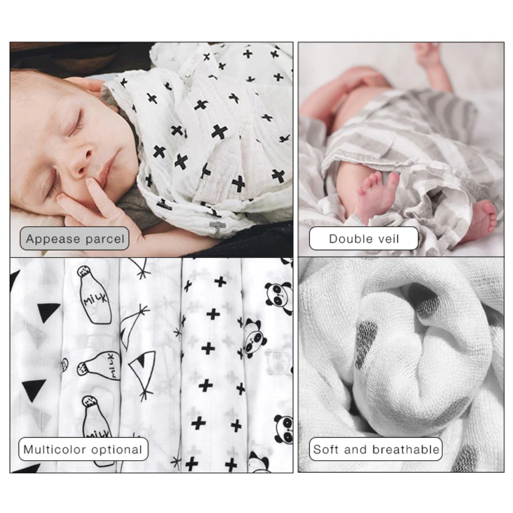 Sybil’s - Baby Swaddle Blanket – Ultra-Soft Bamboo Cotton