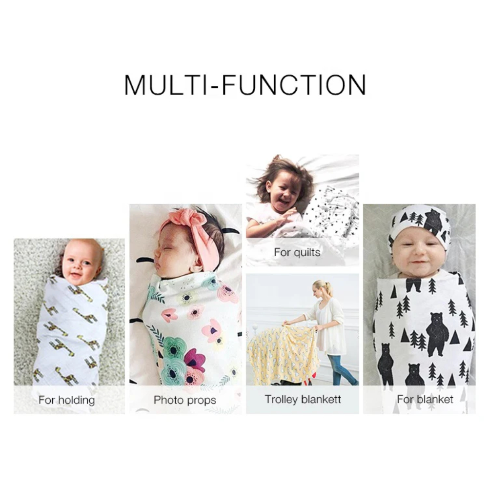 Sybil’s - Baby Swaddle Blanket – Ultra-Soft Bamboo Cotton