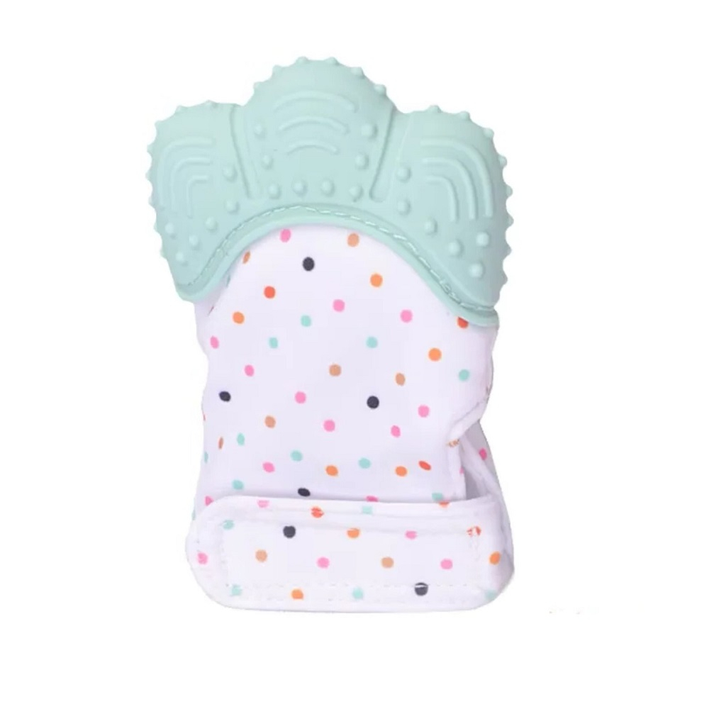 Pikkaboo Chew & Feed Teether with Fruit Pacifier Duo - Mint