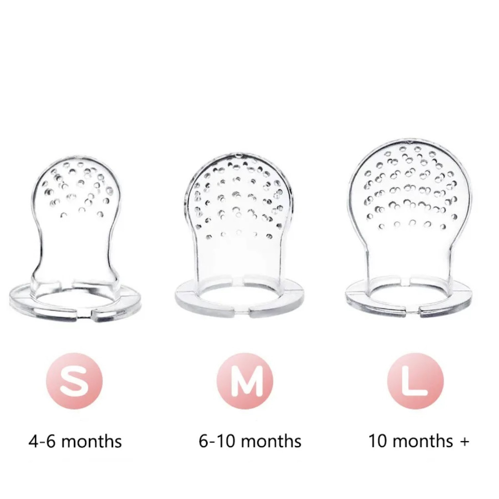 Pikkaboo Chew & Feed Teether with Fruit Pacifier Duo - Mint